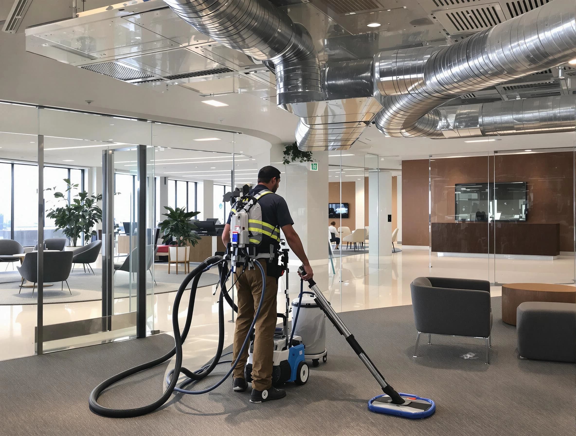 Commercial duct cleaning service by Hyrum Air Duct Cleaning in Hyrum