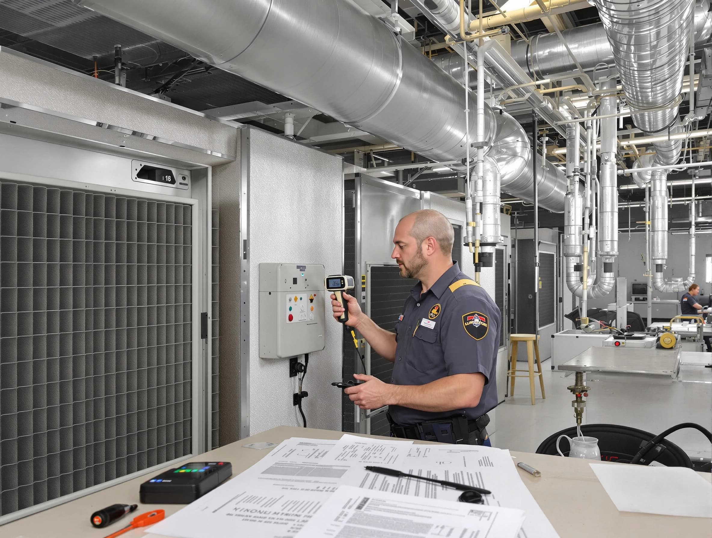 Professional filter system inspection by Hyrum Air Duct Cleaning in Hyrum