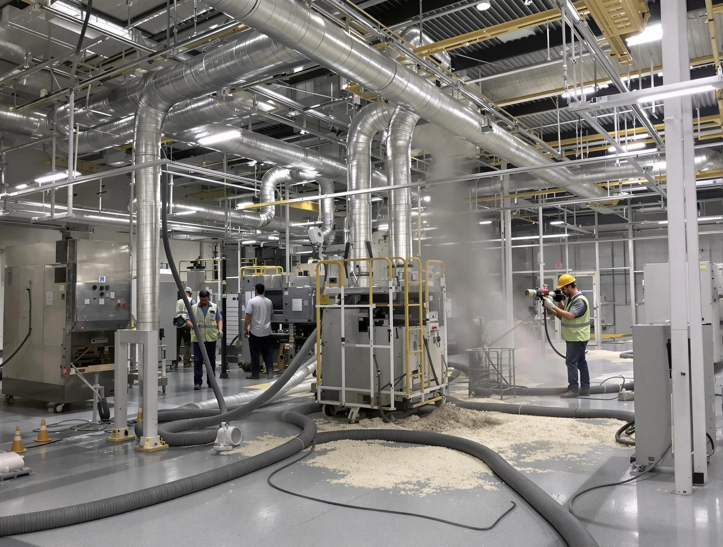 Heavy-duty industrial duct cleaning by Hyrum Air Duct Cleaning in Hyrum