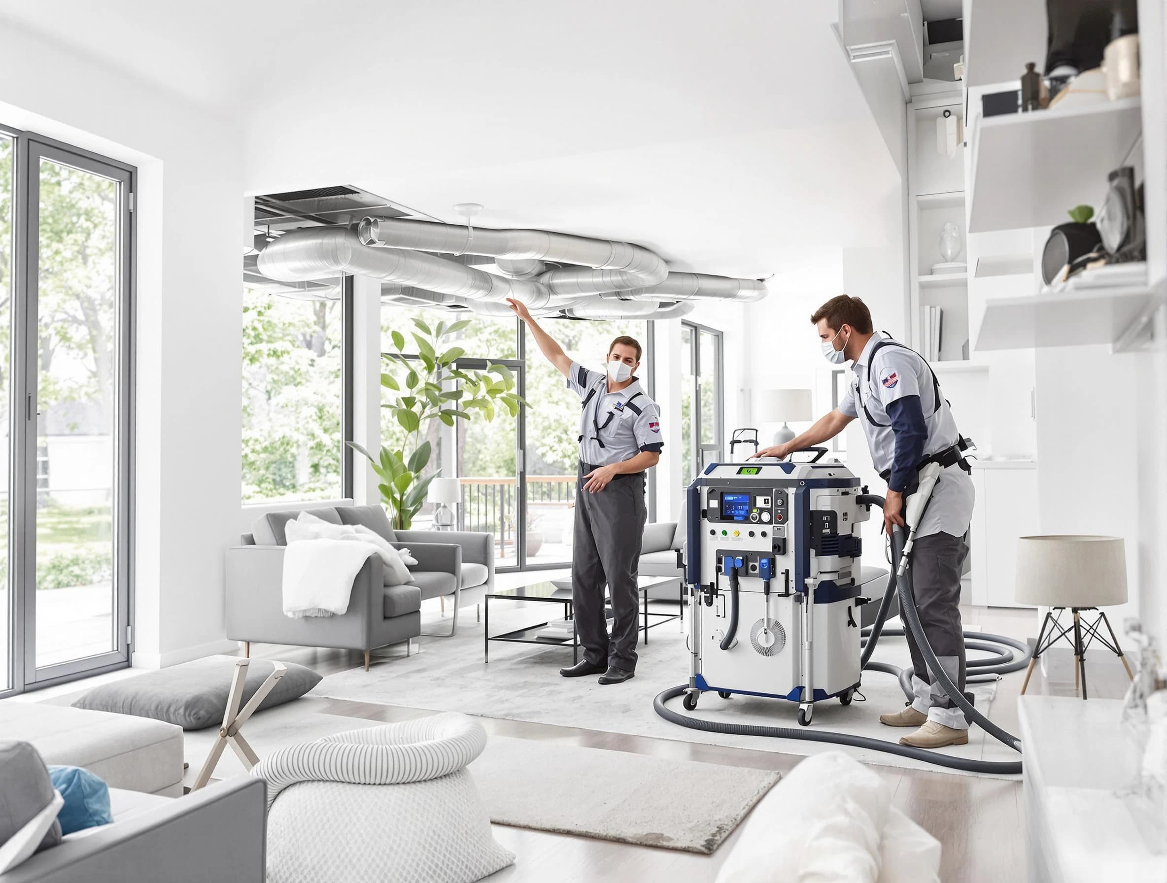 Hyrum Air Duct Cleaning professional conducting pure air duct cleaning with state-of-the-art equipment in Hyrum