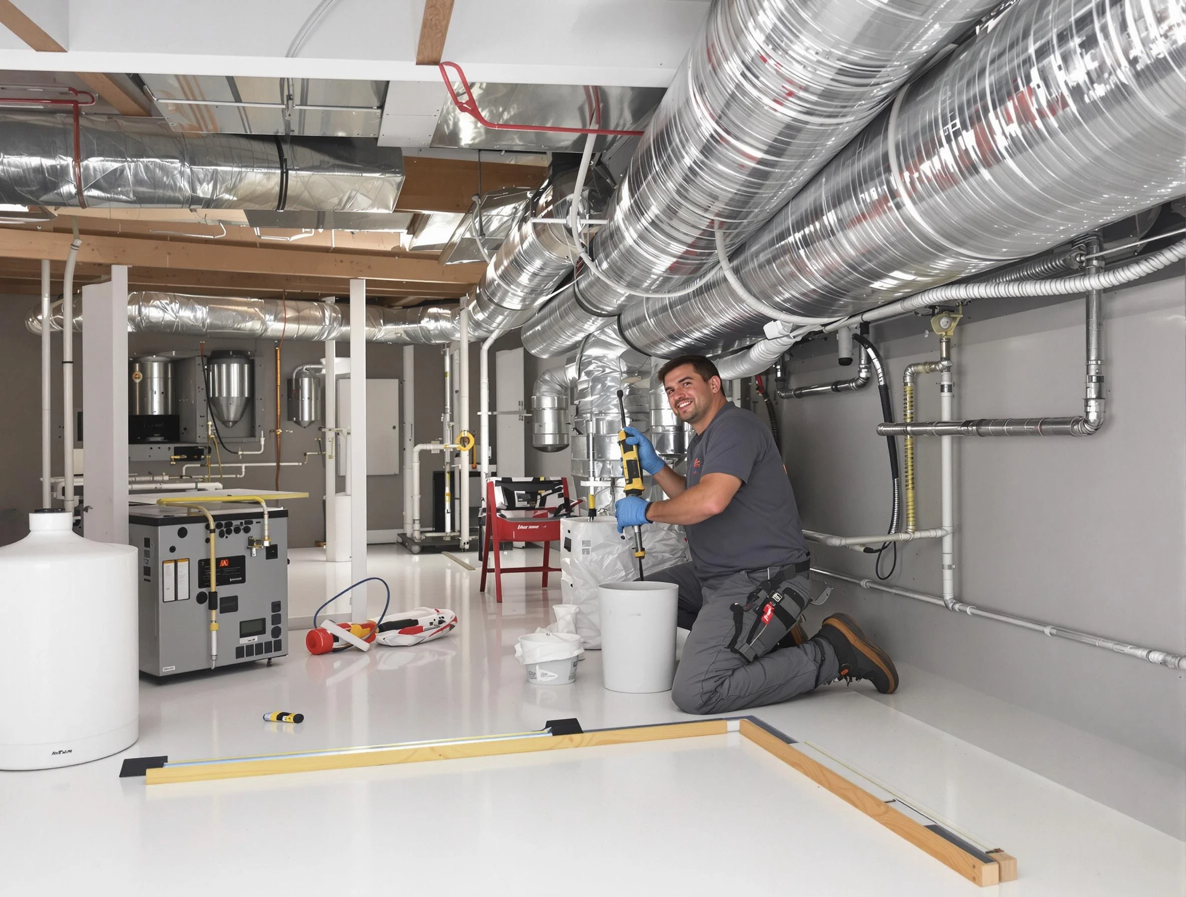 Professional duct sealing service by Hyrum Air Duct Cleaning in Hyrum