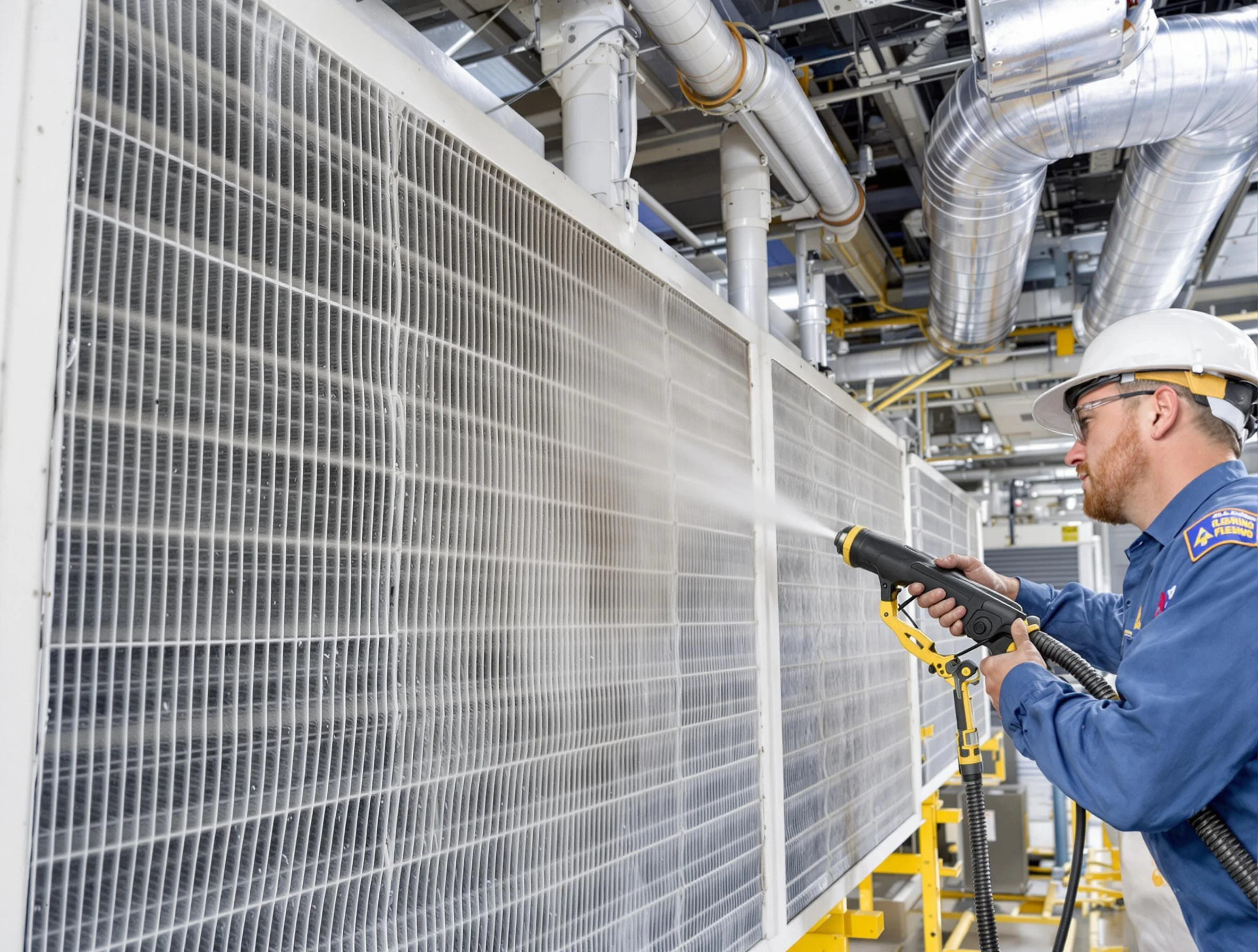 Professional commercial coil cleaning by Hyrum Air Duct Cleaning in Hyrum